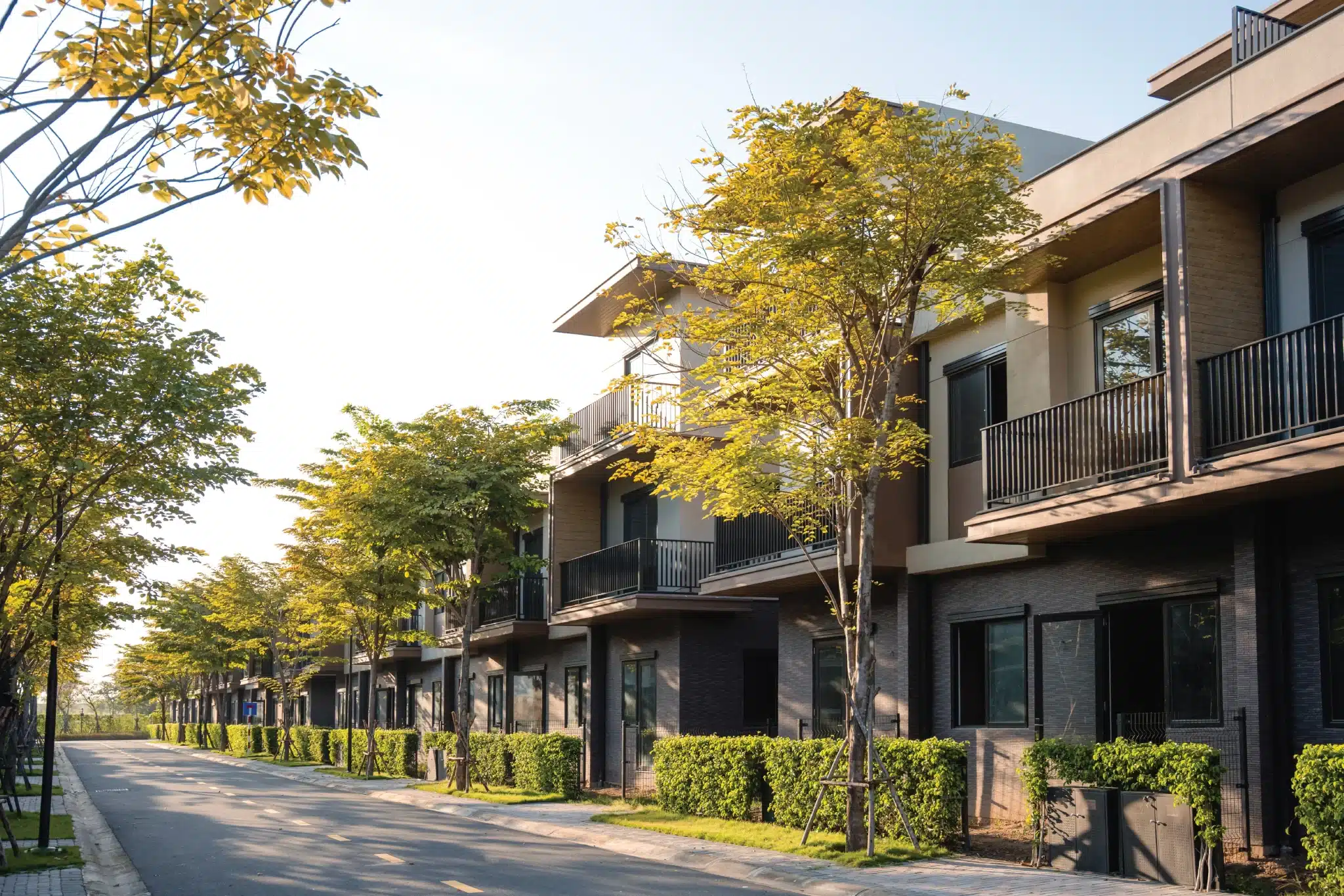 Izumi City giai đoạn 1 đã hoàn thiện với nhà phố và tiện ích sẵn sàng cho cư dân