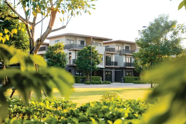 Hình ảnh thực tế giai đoạn 1 dự án Izumi City đã hoàn thiện sẵn sàng đón cư dân