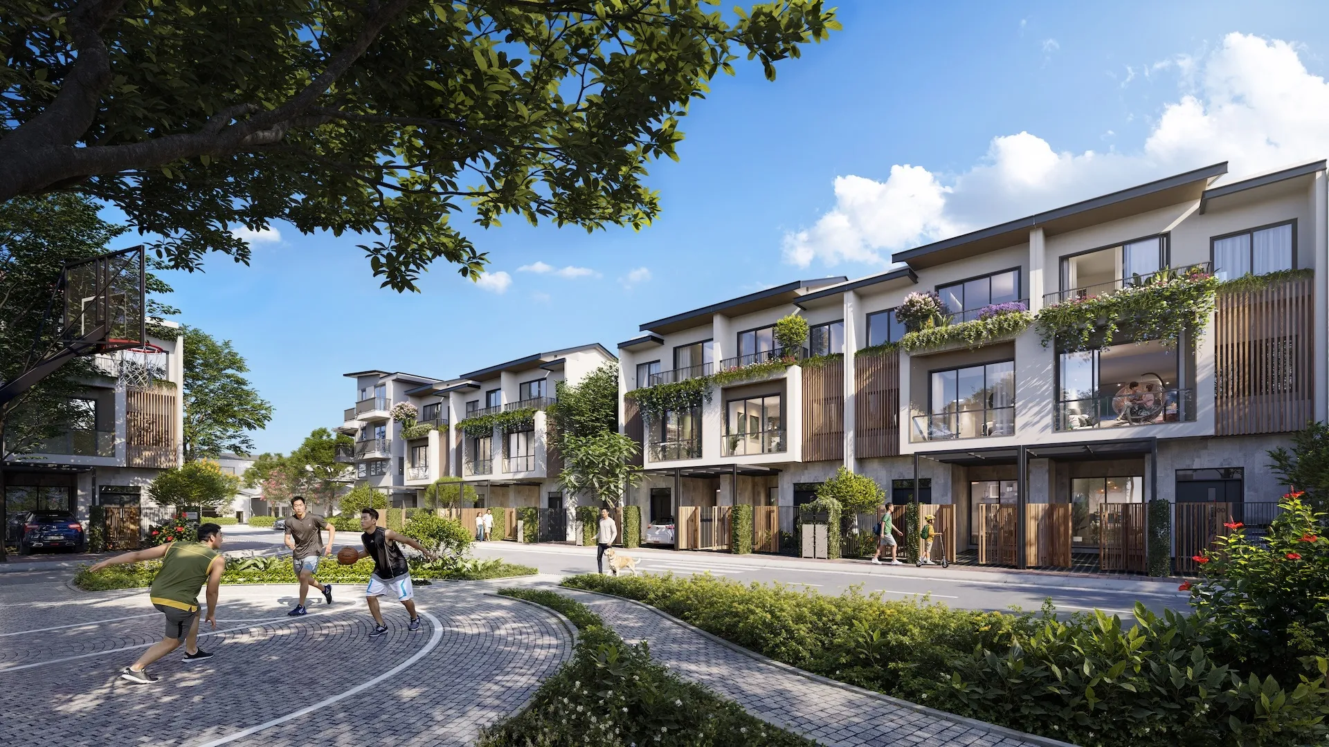 Một góc không gian sống tiện nghi và chất lượng tại khu đô thị Nam Long II Central Lake Cần Thơ